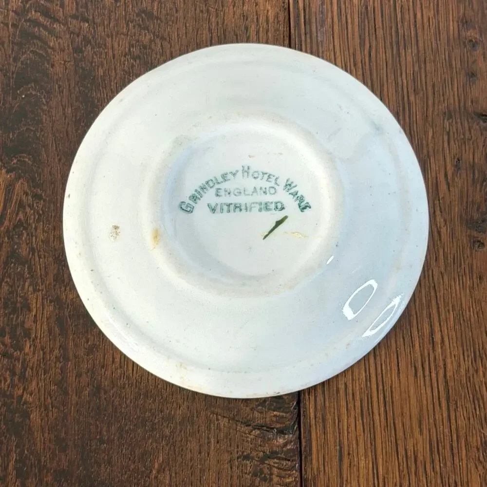 Vintage Grindley Hotel Ware Butter Pat | Ironstone Restaurant Ware